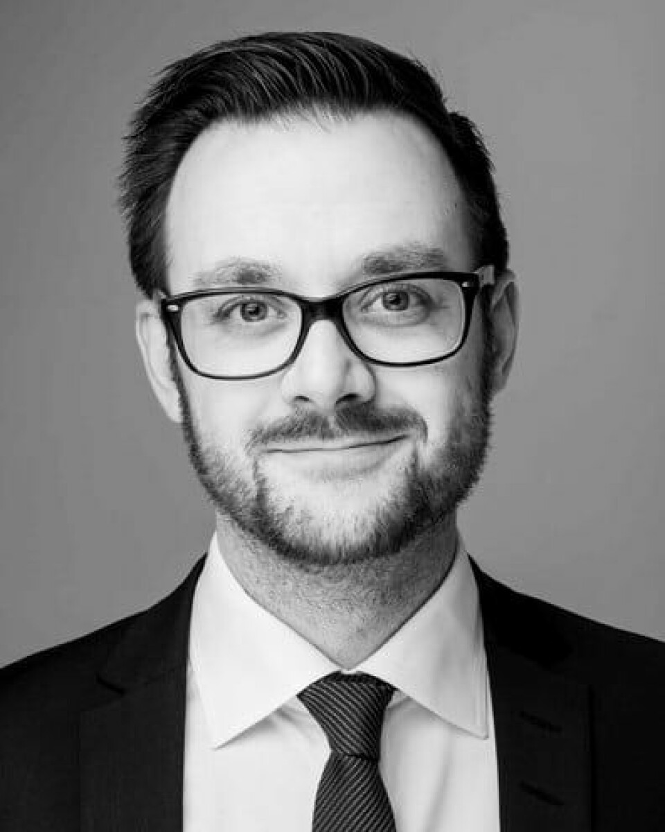Kristoffer Schiele, advokat.(Erik Burås) Kristoffer Schiele, advokat.