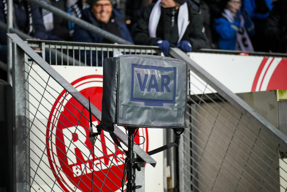 Den betente VAR-debatten fortsetter å rase. Videodømming skal ut av norsk fotball, mener Sandefjord.Foto: Ole Martin Wold / NTB