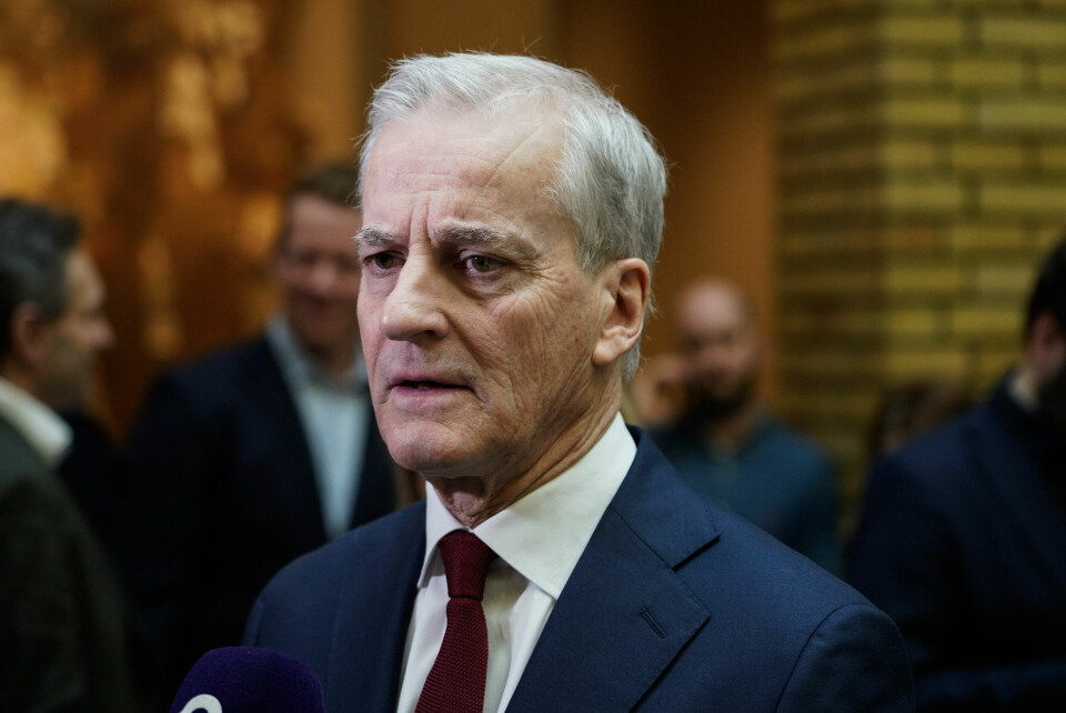 Arkivfoto. Statsminister Jonas Gahr Støre (Ap) etter redegjørelsen om den sikkerhetspolitiske situasjonen i Stortinget.