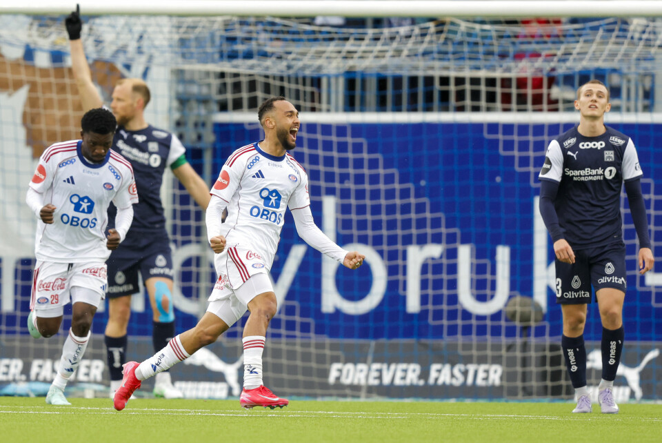 Vålerengas Vinícius jubler for 1-0-scoringen mot Kristiansund. Foto: Svein Ove Ekornesvåg / NTB Vålerengas Vinícius jubler for 1-0-scoringen mot Kristiansund. Foto: Svein Ove Ekornesvåg / NTB