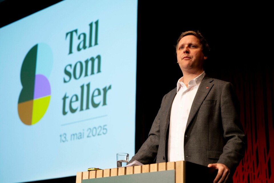 Åsmund Aukrust (Ap), utviklingsminister, på konferansen Tall som teller. Der presenterte Norad tirsdag den offisielle bistandsstatistikken for 2024. Der ble det lagt fram en rapport med ferske tall og hovedtrender i norsk og internasjonal bistand.(Fartein Rudjord) Åsmund Aukrust (Ap), utviklingsminister.På konferansen Tall som teller presenterte Norad tirsdag den offisielle bistandsstatistikken for 2024. Der ble det lagt fram en rapport med ferske tall og hovedtrender i norsk og internasjonal bistand.