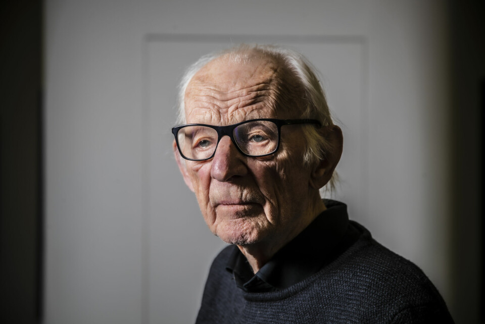 Håkon Bleken er død. Her er han da han hadde utstillingen «Vi elendige» i Galleri Brandstrup i Oslo i 2020. Håkon Bleken da han hadde utstillingen «Vi elendige» i Galleri Brandstrup i Oslo i 2020. Foto: Stian Lysberg Solum / NTB