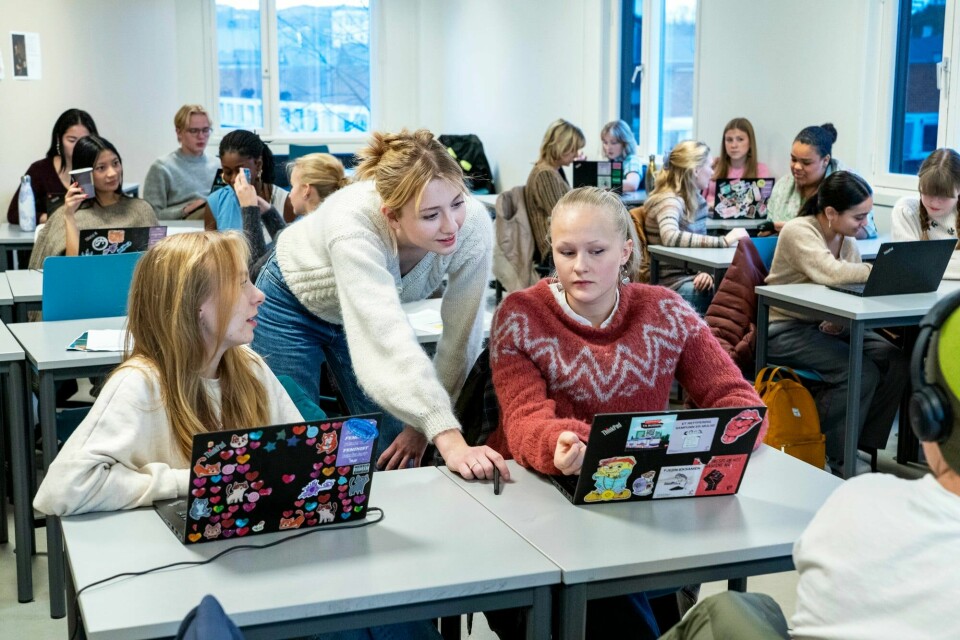 At barn treffes i samme klasserom uavhengig av bakgrunn, er med på å skape tillit og like muligheter for alle. Mangfoldet i fellesskolens mange klasserom har en egenverdi, skriver Elise Waagen.(Gorm Kallestad/NTB) Skole og undervisning, modellklarert.