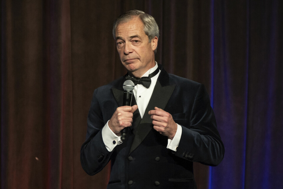 Reform UK-leder Nigel Farage sier han er overrasket over kritikken fra Elon Musk. Reform UK-leder Nigel Farage får kritikk fra Elon Musk. Foto: Yuki Iwamura / AP /NTB