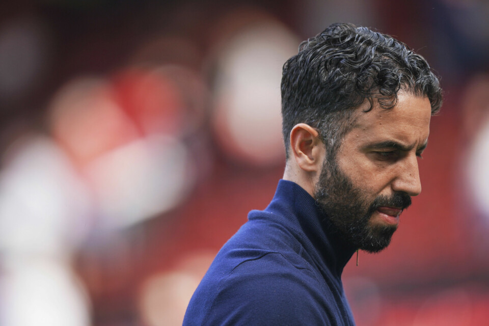 Manchester Uniteds manager Ruben Amorim etter tapet for West Ham søndag. Manchester Uniteds manager Ruben Amorim etter tapet for West Ham søndag. Foto: Ian Hodgson / AP / NTB.