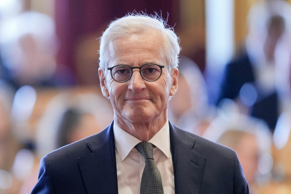 Statsminister Jonas Gahr Støre (Ap) under en muntlig spørretimen i Stortinget. Jonas Gahr Støre (Ap) leder på en fersk statsministermåling og er fornøyd med det. Her under den muntlige spørretimen i Stortinget tidligere i mai. Foto: Cornelius Poppe / NTB