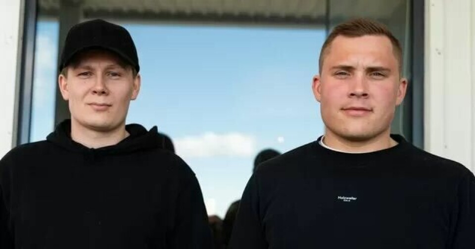 Johan Rinnan Veske og Sander Rygg Kvåle fotografert i mai i fjor.(Leif Martin Kirknes ) Johan Rinnan Veske og Sander Rygg Kvåle fotografert i mai i fjor.