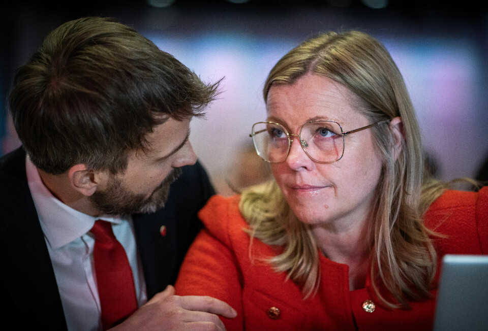 Kommunal- og distriktsminister Kjersti Stenseng (Ap) på Arbeiderpartiets landsmøte i Oslo torsdag. Kommunal- og distriktsminister Kjersti Stenseng (Ap) på Arbeiderpartiets landsmøte i Oslo torsdag. Foto: Ole Berg-Rusten / NTB