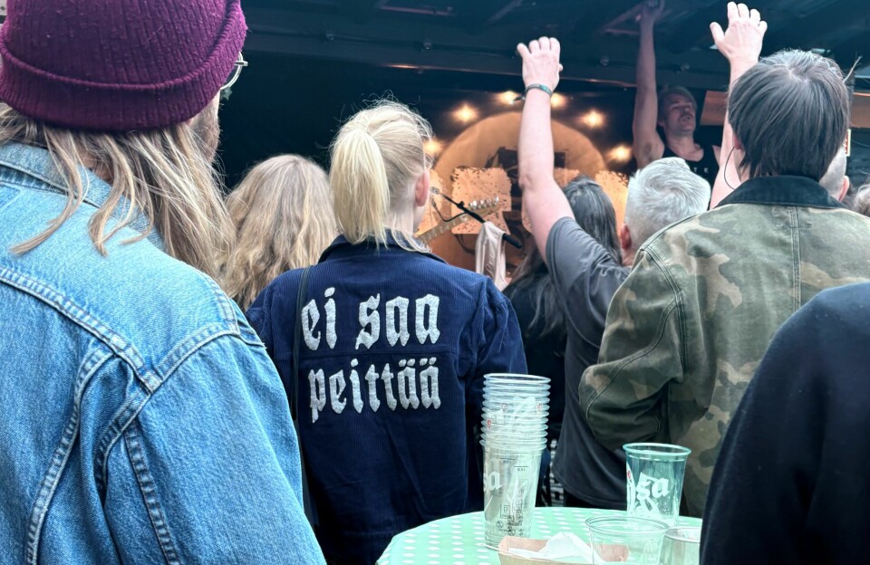 Verdens kuleste jakke, observert på Desertfest Oslo 2025. Verdens kuleste jakke, observert på Desertfest Oslo 2025.