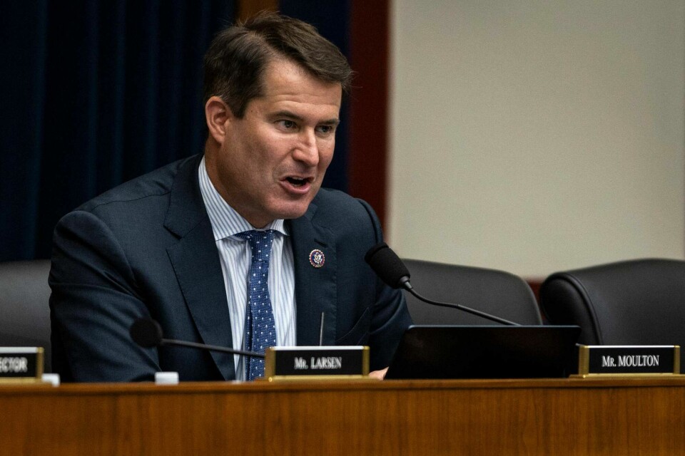 Kongressrepresentant Seth Moulton.(Samuel Corum/AFP) Kongressrepresentant Seth Moulton.
