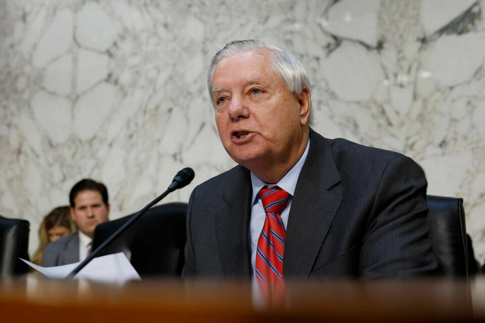 Lindsey Graham, republikansk senator.(Anna Moneymaker/AFP) Lindsey Graham, republikansk senator.