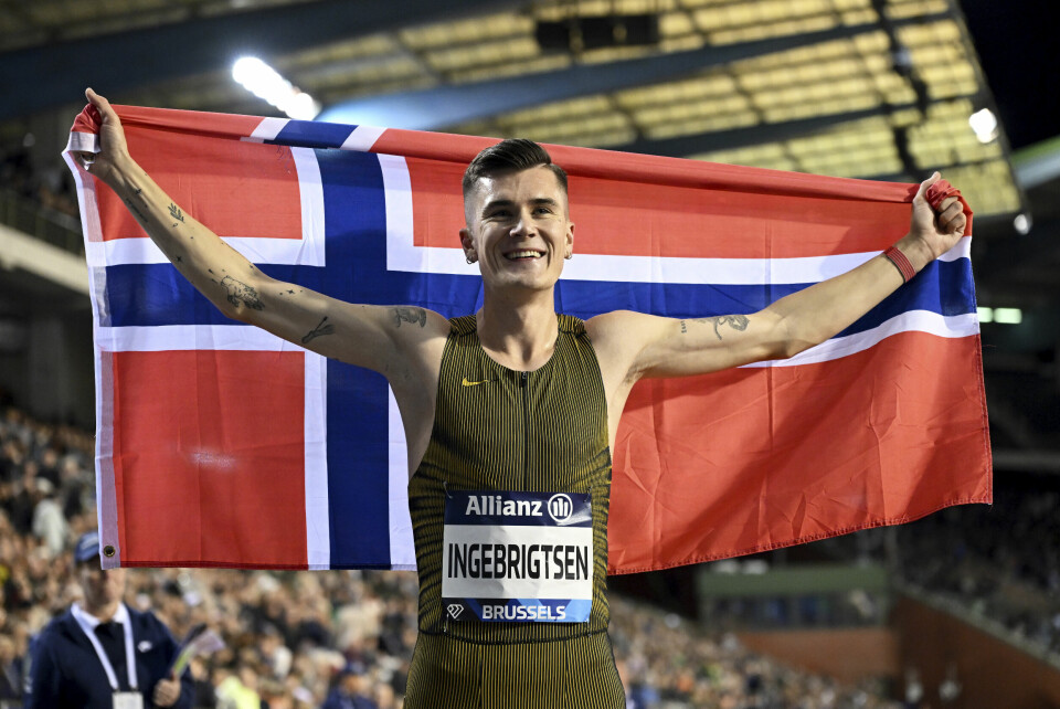 Jakob Ingebrigtsen under Diamond League-finalen i fjor. Jakob Asserson Ingebrigtsen stiller til start i søndagens halvmaraton i København. Foto: Frederic Sierakowski / AP / NTB