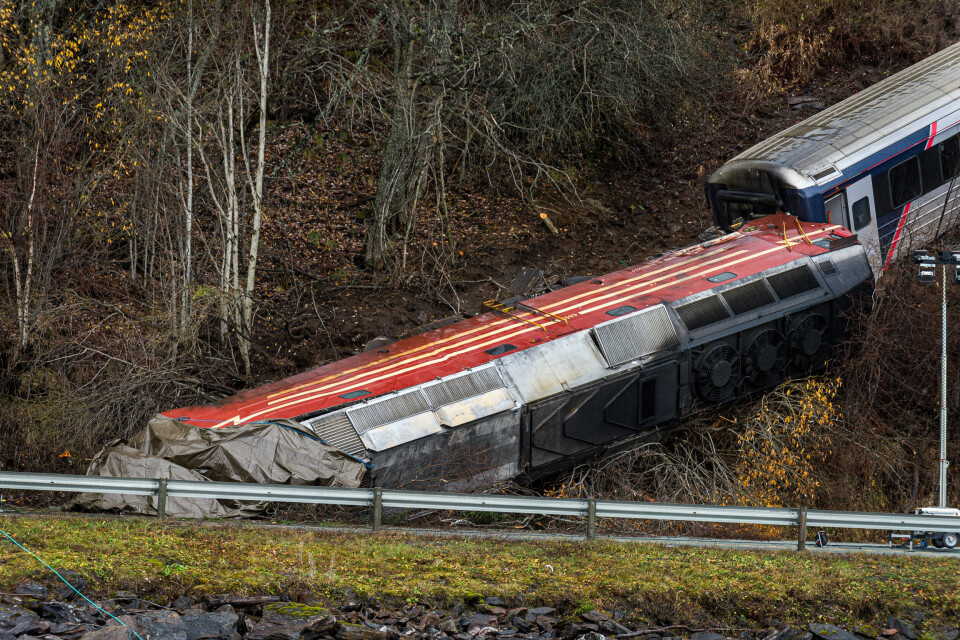 Lokomotivet som ble ødelagt i avsporingen på Nordlandsbanen i oktober i fjor, var ett av få på strekningen. Lokføreren, en mann i 60-årene, omkom i togulykken. Foto: Bjørn Leirvik / NTB