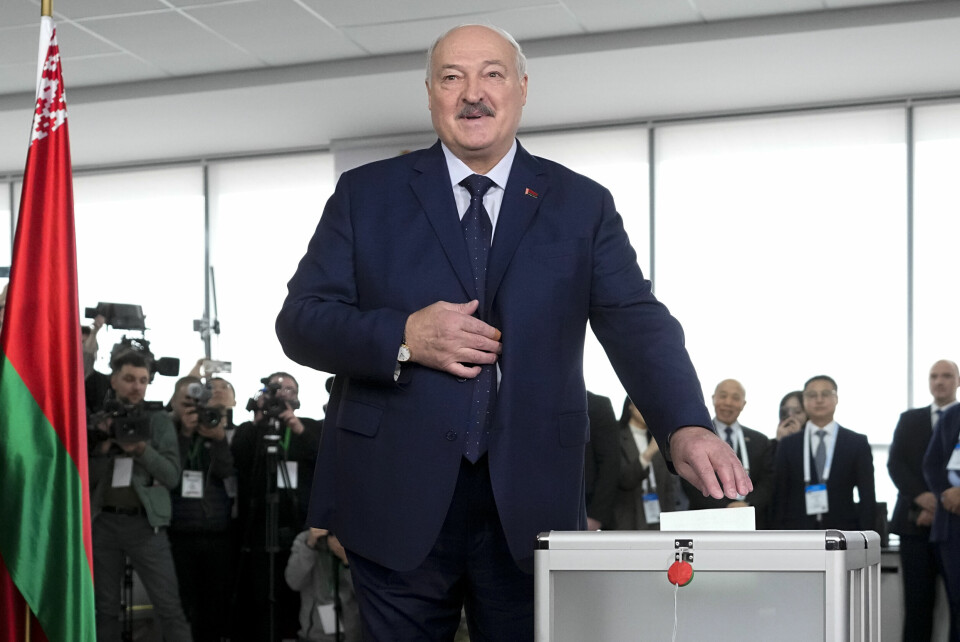 President Aleksandr Lukasjenko gikk som ventet seirende ut av valget i Belarus. President Aleksandr Lukasjenko gikk som ventet seirende ut av valget i Belarus. Foto: AP / NTB