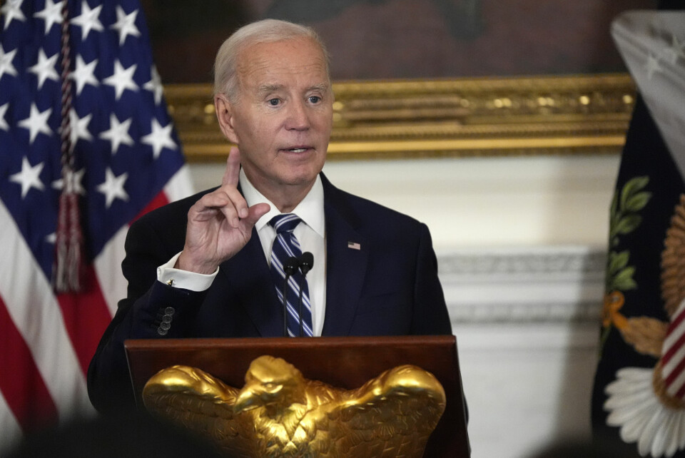Joe Biden hevder han kunne vunnet over Donald Trump i presidentvalget i USA i november. Bildet er av Joe Biden.