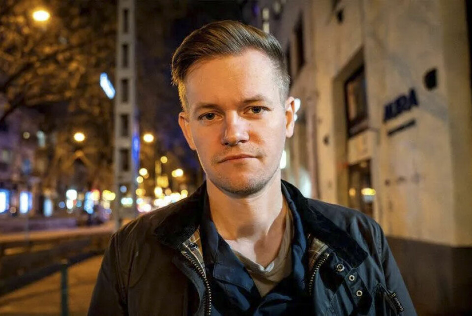 Den svenske journalisten Joakim Medin i Ungarn noen dager før han ble arrestert i Tyrkia. Den svenske journalisten Joakim Medin i Ungarn noen dager før han ble arrestert i Tyrkia. Foto: Dagens ETC / NTB