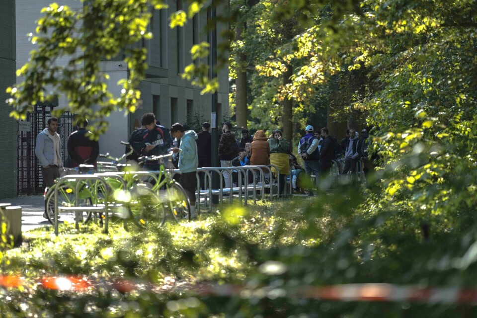 Folk fra hele verden står i kø foran et kontor for asylsøkere i Berlin i Tyskland i 2023. Folk fra hele verden står i kø foran et kontor for asylsøkere i Berlin i Tyskland i 2023. Arkivfoto: Markus Schreiber / AP / NTB