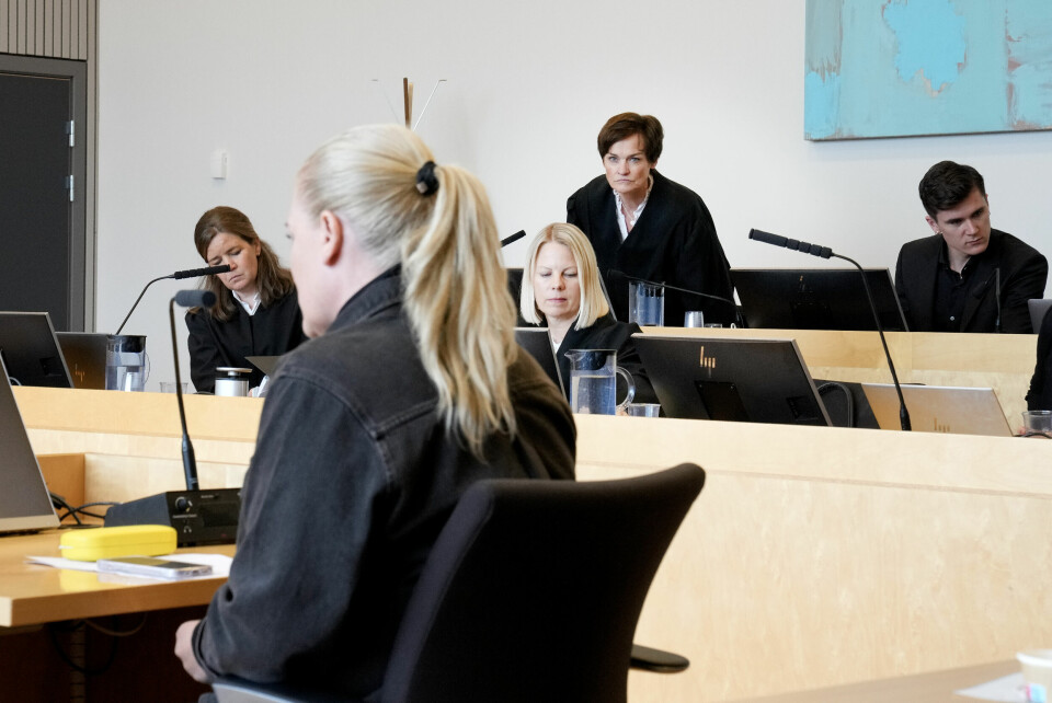 Tone Ingebrigtsen inntok mandag vitneboksen for lukkede dører i Sør-Rogaland i straffesaken mot ektemannen Gjert Ingebrigtsen Tone Ingebrigtsen i Sør-Rogaland tingrett mandag. Foto: Heiko Junge / NTB