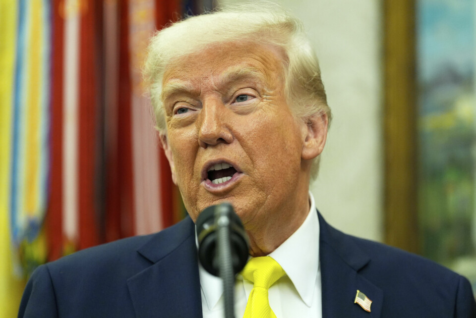Donald Trump mener sentralbanksjef Jerome Powell må få ned renten. Donald Trump mener sentralbanksjef Jerome Powell må få ned renten. Foto: Alex Brandon / AP / NTB
