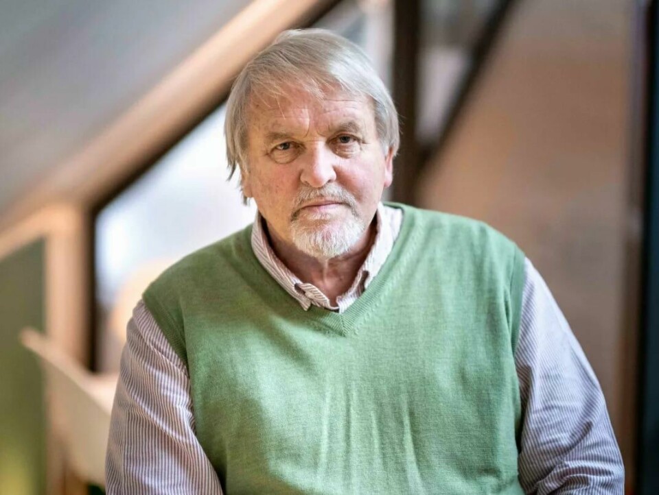 Bernt Hagtvet, professor i statsvitenskap.(Oslo Nye Høyskole) Bernt Hagtvet, professor i statsvitenskap.