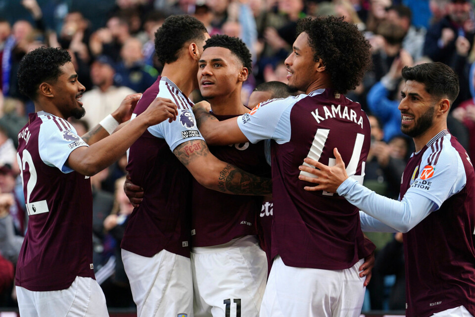 Ollie Watkins sjokkåpnet mot Newcastle. Ollie Watkins sjokkåpnet mot Newcastle. Foto: David Davies / PA via AP / NTB.