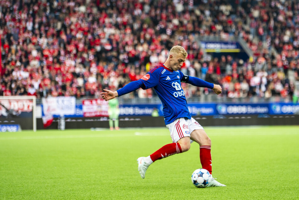 Vålerengas Henrik Bjørdal under eliteseriekampen i fotball mellom Vålerenga og Brann på Intility Arena lørdag. Vålerengas Henrik Bjørdal under eliteseriekampen i fotball mellom Vålerenga og Brann på Intility Arena lørdag. Foto: Annika Byrde / NTB