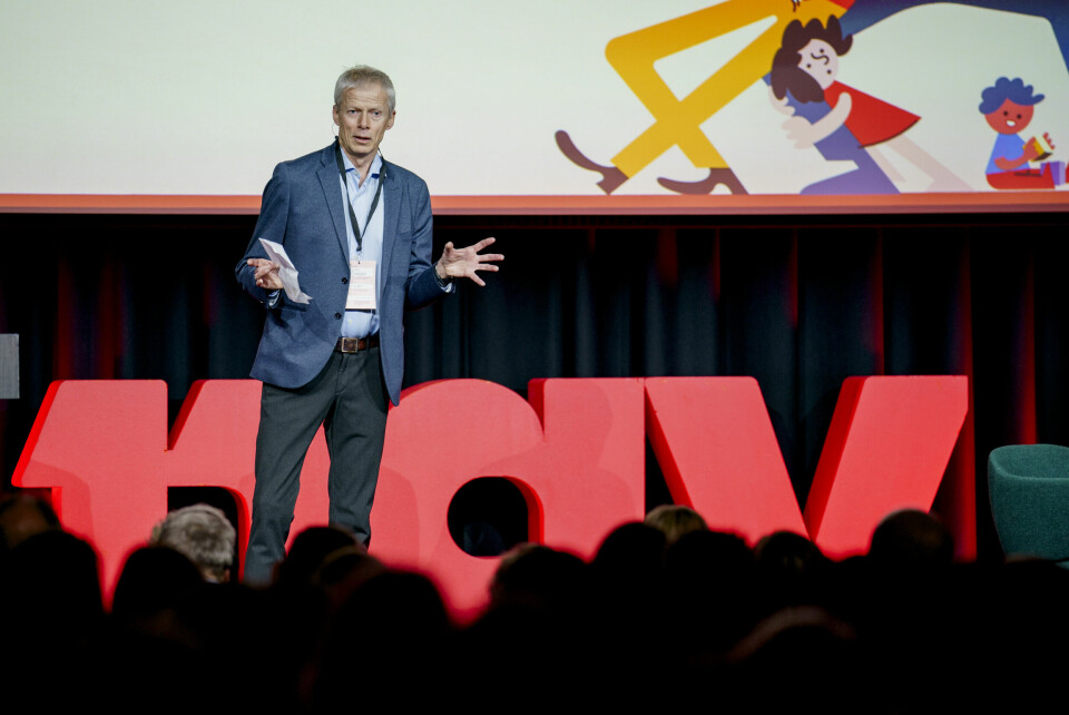 Hans Christian Holte, arbeids- og velferdsdirektør i Nav, sier at det aldri har vært flere uføre. Nav-direktør Hans Christian Holte sier at de jobber med å få ned ventetidene. Foto: Stian Lysberg Solum / NTB