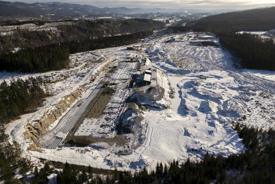 Googles nye datasenter utenfor Skien skal stå klart på denne tomten i 2026. Googles nye datasenter utenfor Skien skal stå klar på denne tomten i 2026. Foto: Cornelius Poppe / NTB