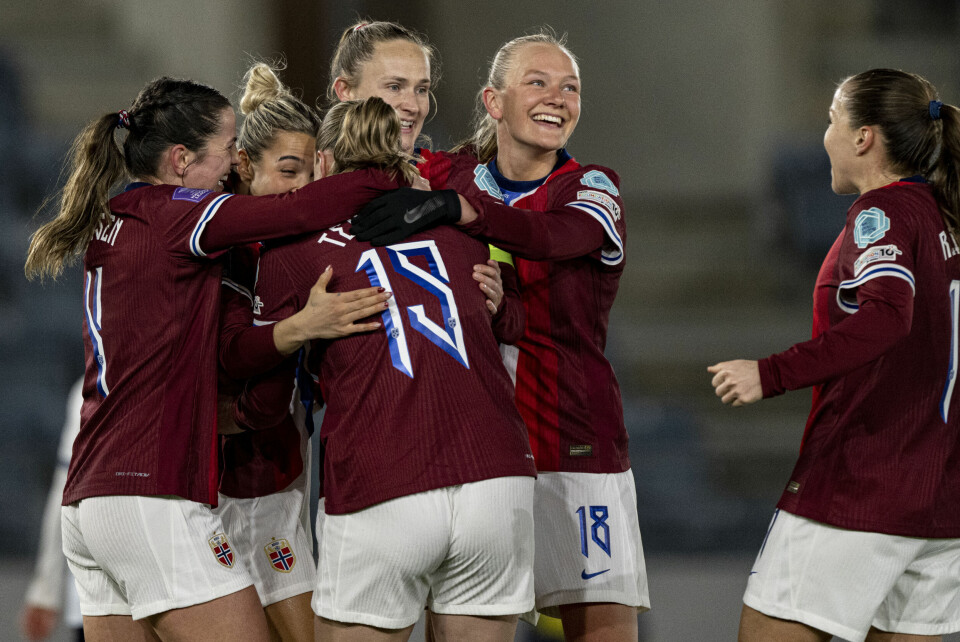 De norske fotballkvinnene kan drømme om OL-spill for første gang siden 2008. De norske fotballkvinnene kan drømme om OL-spill for første gang siden 2008. Foto: Carina Johansen / NTB