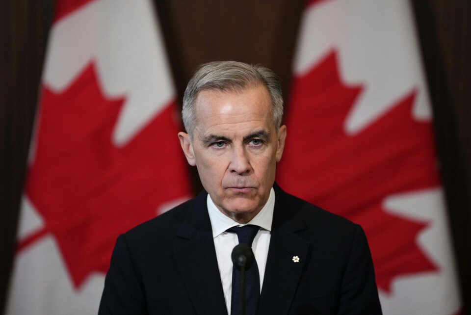 Statsminister Mark Carney presenterte torsdag Canadas svar på USAs biltoll. Statsminister Mark Carney presenterte torsdag Canadas svar på USAs biltoll. Foto: Justin Tang / The Canadian Press / AP / NTB