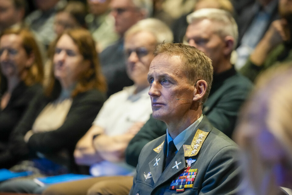 Forsvarssjef Eirik Kristoffersen er opptatt av man ikke skal gi opp støtten til Ukraina selv om USA skulle redusere sin. Forsvarssjef Eirik Kristoffersen er opptatt av man ikke skal gi opp støtten til Ukraina selv om USA skulle redusere sin. Foto: Terje Bendiksby / NTB