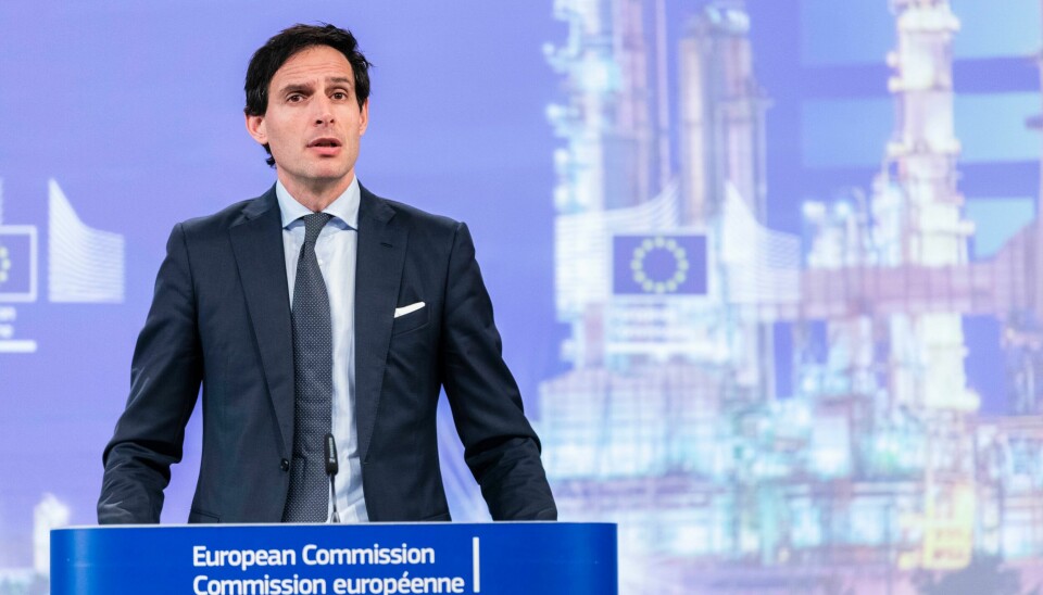 EUs klimakomissær Wopke Hoekstra utsetter stadig å legge frem lovforslaget om 90 prosent kutt i 2040.(Nicolas Landemard/EU/Nicolas Landemard) EUs klimakomissær Wopke Hoekstra utsetter stadig å legge frem lovforslaget om 90 prosent kutt i 2040.