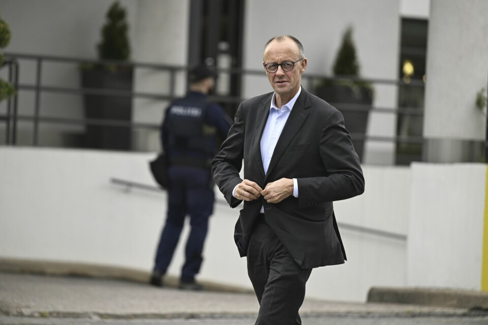 Tysklands statsminister Friedrich Merz under et besøk i Åbo i Finland mandag. Tysklands statsminister Friedrich Merz under et besøk i Åbo i Finland mandag. Foto: Lehtikuva via AP / NTB