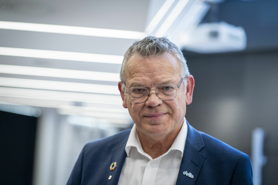 Trond Ellefsen, forhandlingsleder for YS Spekter. Delta-leder Trond Ellefsen.