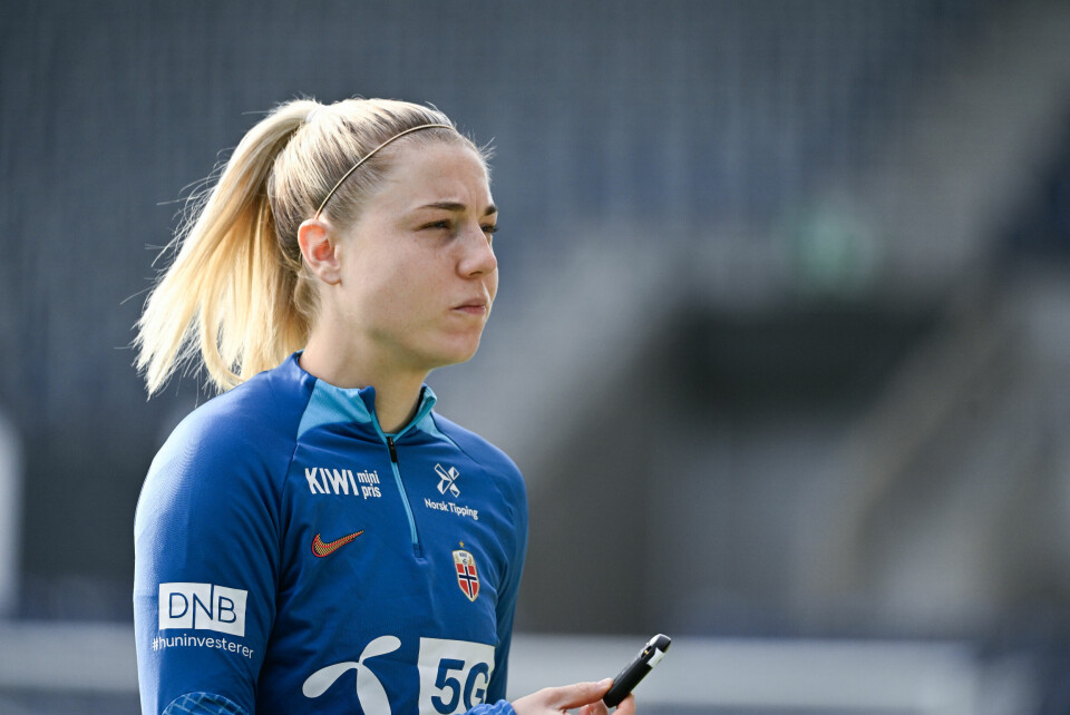 Sophie Román Haug ble ikke tatt ut i den siste landslagstroppen for EM. Sophie Román Haug får ny manager i Liverpool. Foto: Carina Johansen / NTB