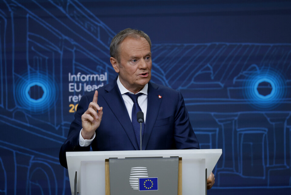 Polens statsminister Donald Tusk. Polens statsminister Donald Tusk. Foto: Omar Havana / AP / NTB