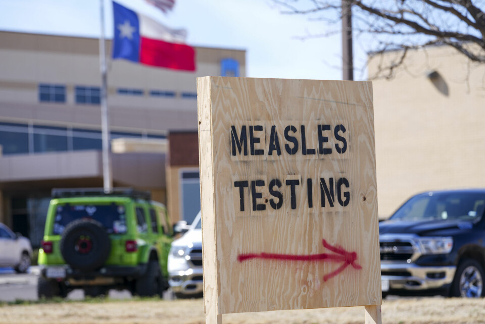 Et testsenter for meldinger i Seminole i Texas. Et testsenter for meldinger i Seminole i Texas. Foto: Julio Cortez / AP / NTB