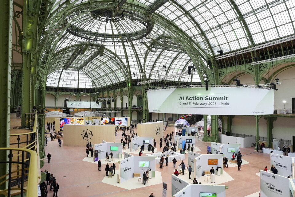 KI-konferansen AI Action Summit er godt i gang på Grand Palais i Paris. KI-konferansen AI Action Summit er godt i gang på Grand Palais i Paris. Foto: Sean Kilpatrick / The Canadian Press via AP / NTB