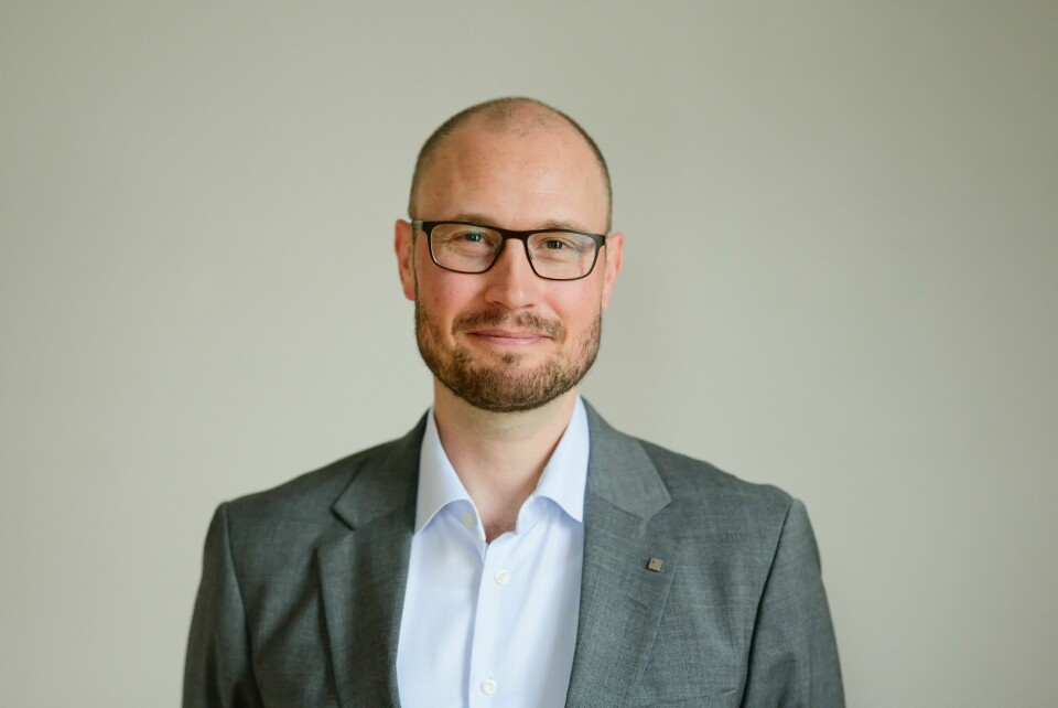 Håkon Kongsrud Skard, president i Psykologforeningen, er bekymret for at plassene i psykisk helsevern fylles opp av de som er dømte, samtidig med at helsetilbudet kuttes hardt i den andre enden.(Fartein Rudjord/Psykologforeningen) er bekymret for at alle plassene i psykisk helsevern fylles opp av de som er dømte samtidig med at helsetilbudet kuttes hardt i den andre enden.