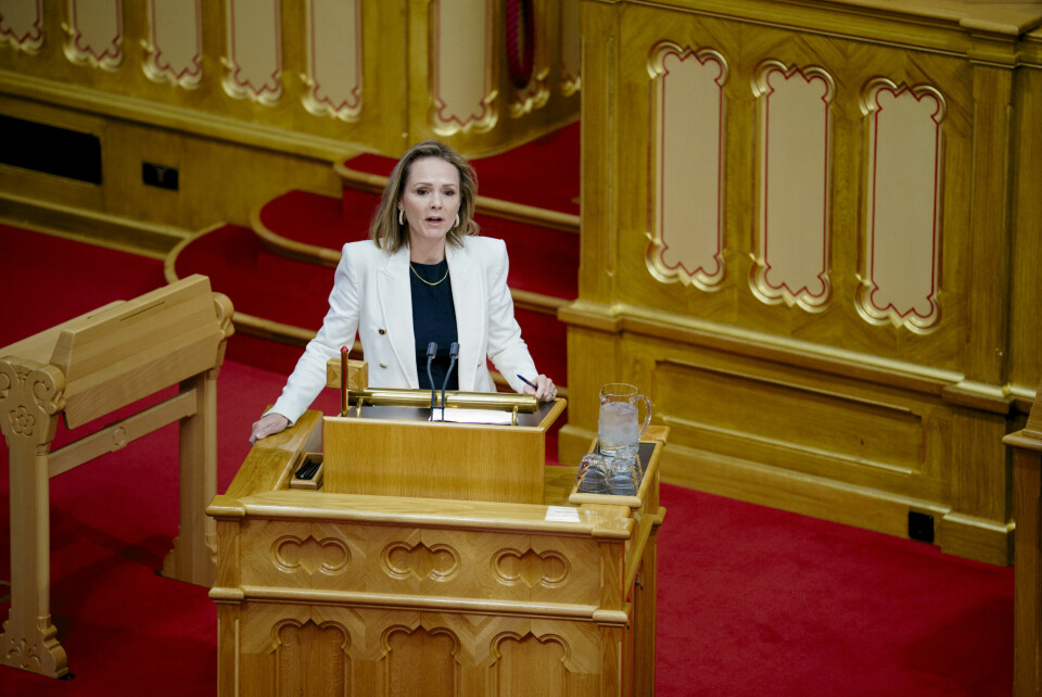 Linda Hofstad Helleland (H) har vært i medienes søkelys etter at hun tjente gode penger på styreverv i Norlandia, samtidig som hun behandlet forslag som ville rammet deres økonomi. Næringspolitisk talsperson i Høyre, Linda Hofstad Helleland, mener regjeringen nedprioriterer digitalisering. Foto: Stian Lysberg Solum / NTB