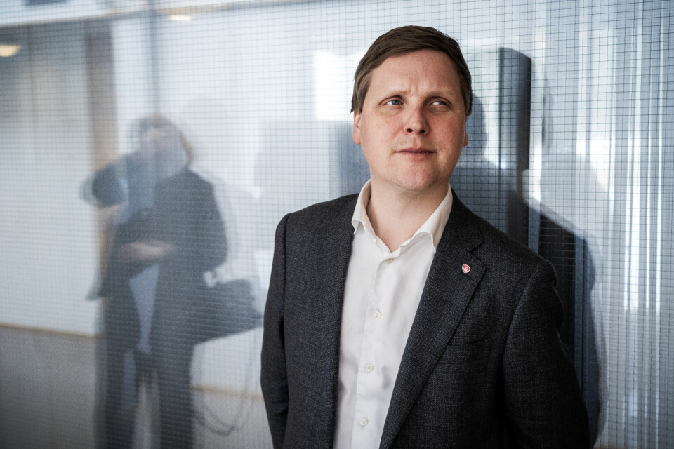 Utviklingsminister Åsmund Aukrust (Ap) var på Sudan-toppmøtet i London tirsdag.Foto: Ole Berg-Rusten / NTB Norge gir minst 300 millioner kroner i ekstra bistandsmidler etter USAs frys av bistandsmidler, opplyser utviklingsminister Åsmund Aukrust. Foto: Ole Berg-Rusten / NTB