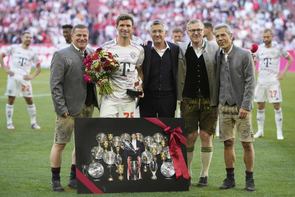 Thomas Müller kan se tilbake på en fantastisk karriere i Bayern München. Thomas Müller kan se tilbake på en fantastisk karriere i Bayern München. (AP Photo/Matthias Schrader)