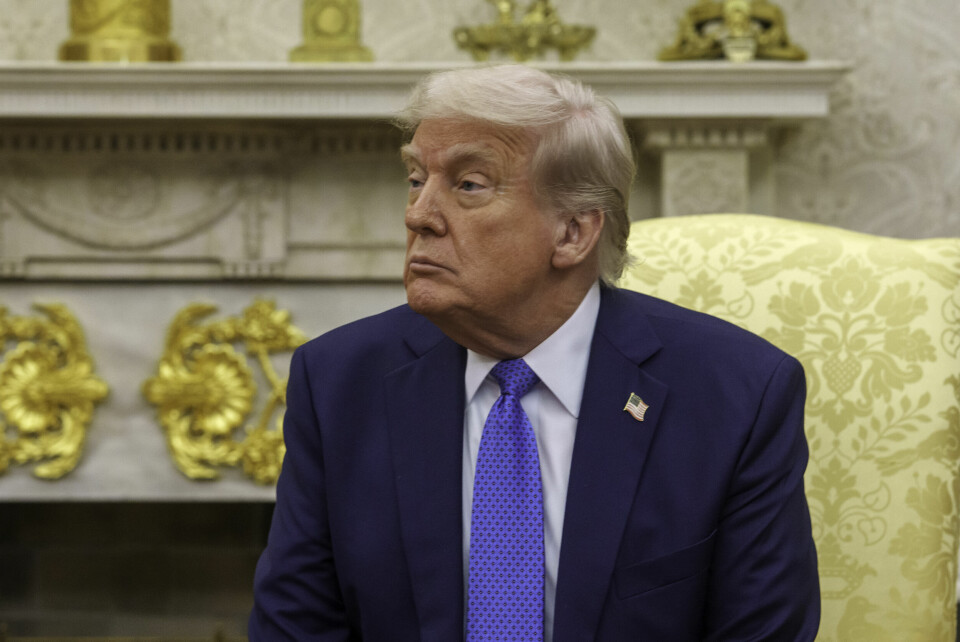 USAs president Donald Trump har skapt uro og usikkerheten i verdensøkonomien, noe som kommer godt til syne i Forventningsbarometeret. Nordmenns tro på gode økonomiske tider er kraftig redusert. USAs president Donald Trump har skapt uro og usikkerheten i verdensøkonomien, noe som kommer godt til syne i Forventningsbarometeret. Nordmenns tro på gode økonomiske tider er kraftig redusert. Foto: Cornelius Poppe / NTB