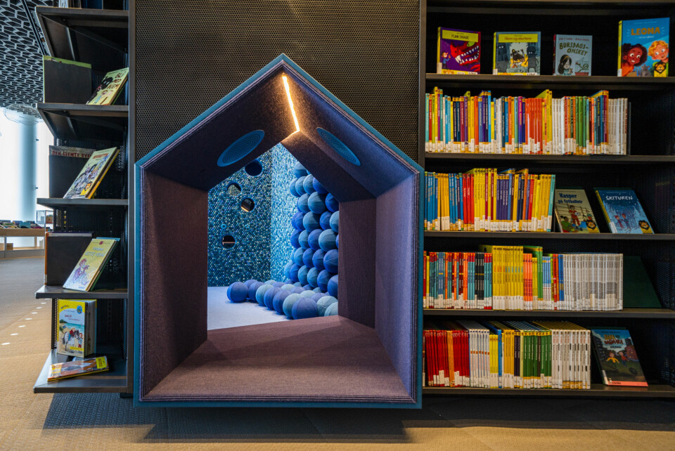 Bibliotek, museum og kino er de mest brukte kulturtilbudene, ifølge en ny undersøkelse fra Kulturdirektoratet. Bildet er fra barneavdelingen i Deichman Bjørvika i Oslo. Bibliotek, museum og kino er de mest brukte kulturtilbudene, ifølge en ny undersøkelse fra Kulturdirektoratet. Bildet er fra barneavdelingen i Deichman Bjørvika i Oslo. Foto: Håkon Mosvold Larsen / NTB
