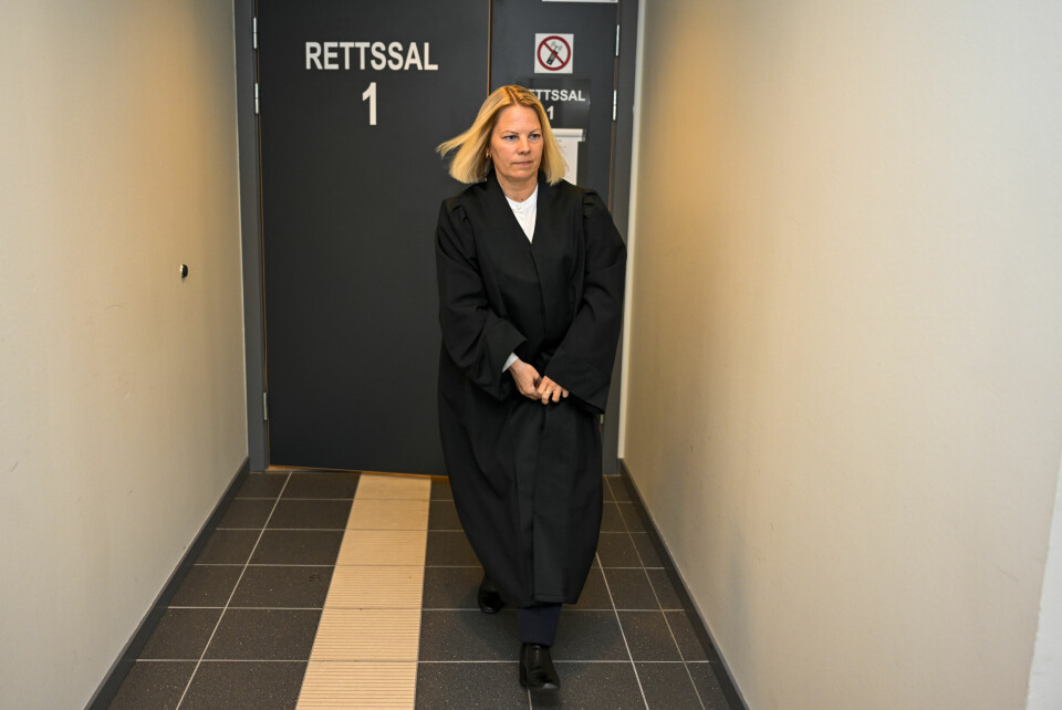 Aktor Ellen Mellemstrand Gimre under rettssaken mot Gjert Ingebrigtsen. Aktor Ellen Mellemstrand Gimre. Sør-Rogaland tingrett. Sør-Rogaland tingrett under dag 13 av straffesaken mot Gjert Arne Ingebrigtsen, far og tidligere trener til Jakob Ingebrigtsen og til datteren.Foto: Carina Johansen / NTB