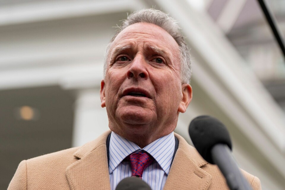 President Donald Trumps spesialutsending Steve Witkoff er i Moskva, der han torsdag kveld skal diskutere det amerikanske forslaget til våpenhvile i Ukraina med president Vladimir Putin.(Alex Brandon/AP) President Donald Trumps spesialutsending Steve Witkoff er i Moskva, der han torsdag kveld skal diskutere det amerikanske forslaget til våpenhvile i Ukraina med president Vladimir Putin.