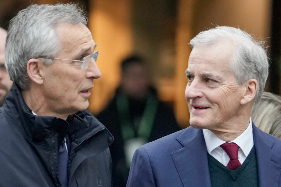 Statsminister Jonas Gahr Støre (Ap) og finansminister Jens Stoltenberg (Ap). Statsminister Jonas Gahr Støre (Ap) og finansminister Jens Stoltenberg deltar på den årlige sikkerhetskonferansen i München.