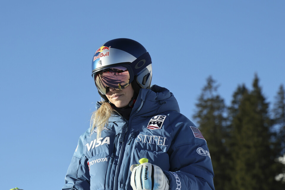 Lindsey Vonn liker ikke utviklingen. Lindsey Vonn liker ikke utviklingen. Foto: Marco Trovati / AP / NTB