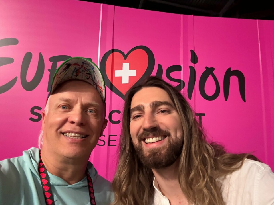 Morten Thomassen (t.v), her sammen med den serbiske artisten Princ, tror det vil komme mange reaksjoner dersom Israel vinner Eurovision Song Contest.(Privat) Morten Thomassen (t.v), her sammen med den serbiske artisten Princ, tror det vil komme mange reaksjoner dersom Israel vinner Eurovision Song Contest.