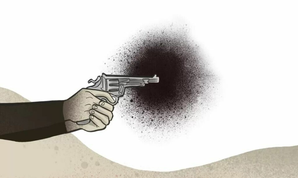 *(Linnéa Johansson) Illustrasjon av pistolskudd